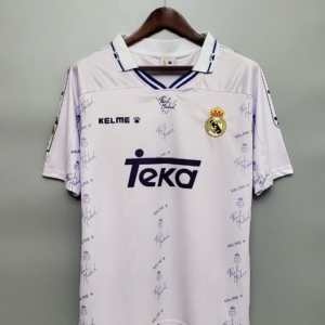 The shirt they wore when the likes of Raul and Seedorf were killing it in Spain. Amazing retro shirt you need in your wardrobe. 